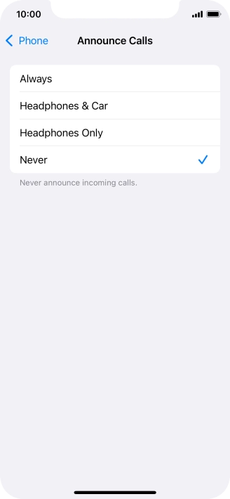 Press Always to turn on the function when silent mode is turned off.