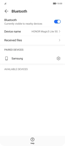 Slide your finger upwards starting from the bottom of the screen to return to the home screen.