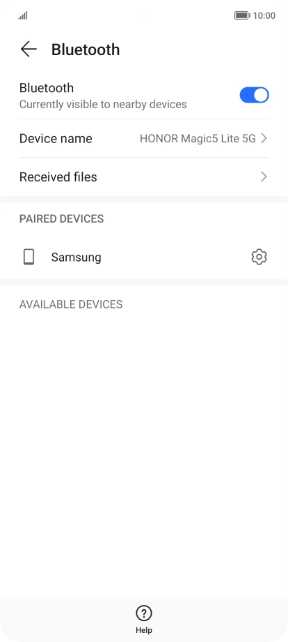 Slide your finger upwards starting from the bottom of the screen to return to the home screen.