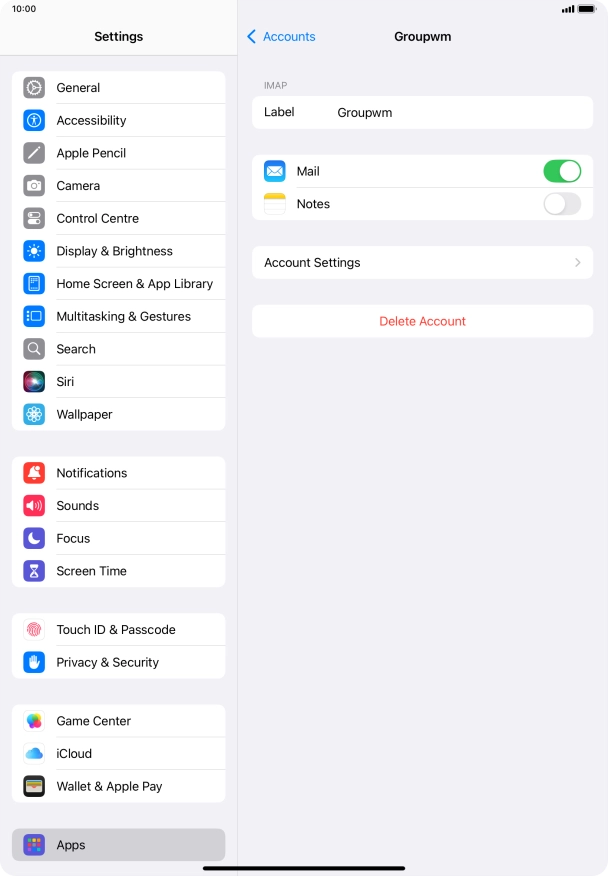 Press Account Settings. Press Account Settings.