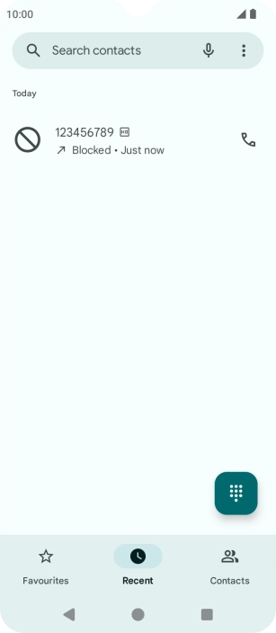 Press the Home key to return to the home screen.
