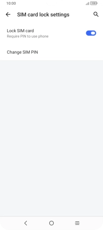 Press Change SIM PIN.