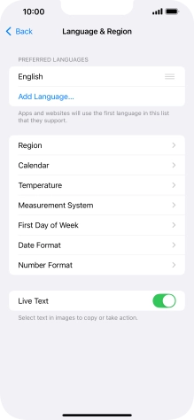 Press Add Language....