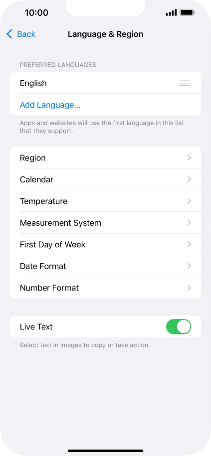 Press Add Language....