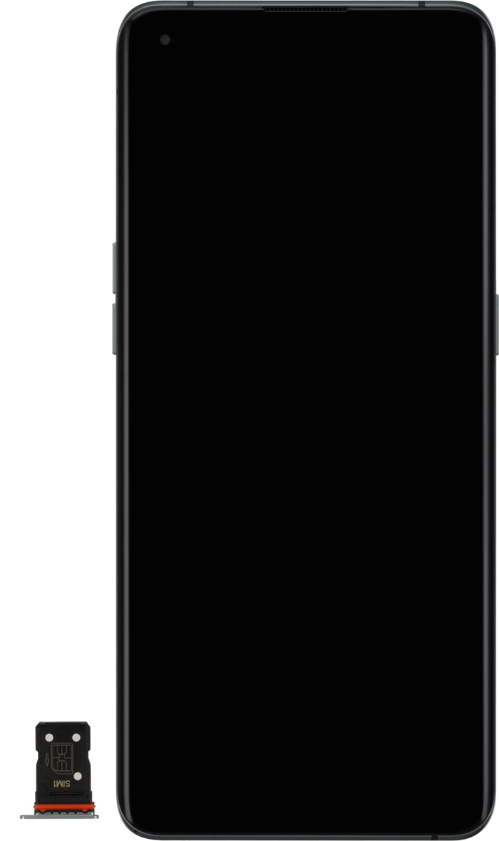 Turn your SIM as illustrated in the first SIM holder and place it in the SIM holder.