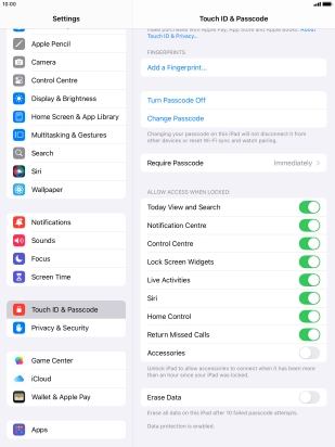 Press the indicator next to Press the indicator next to