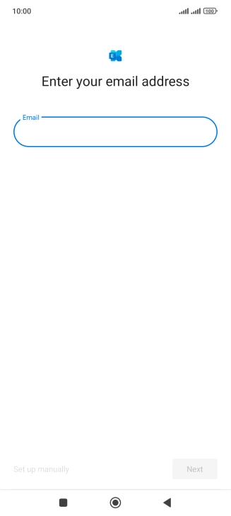 Press the field below 