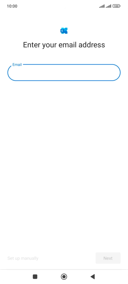 Press the field below 