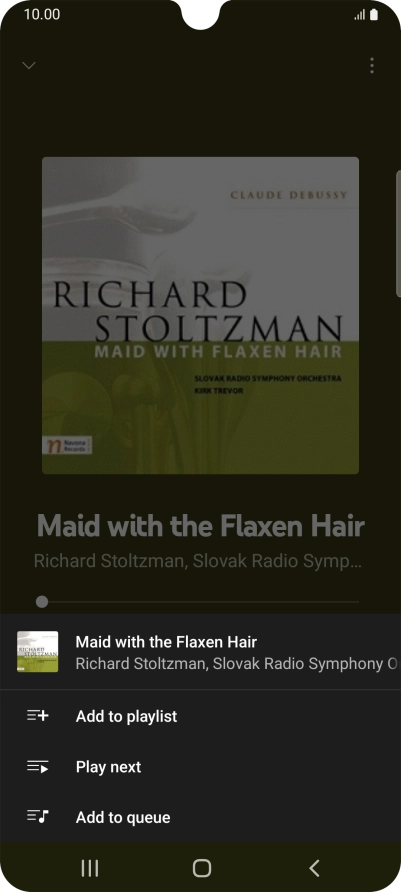 Press Add to playlist.