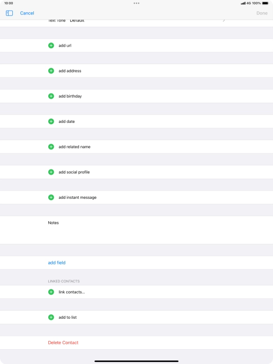 Press link contacts....