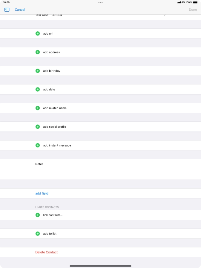 Press link contacts....