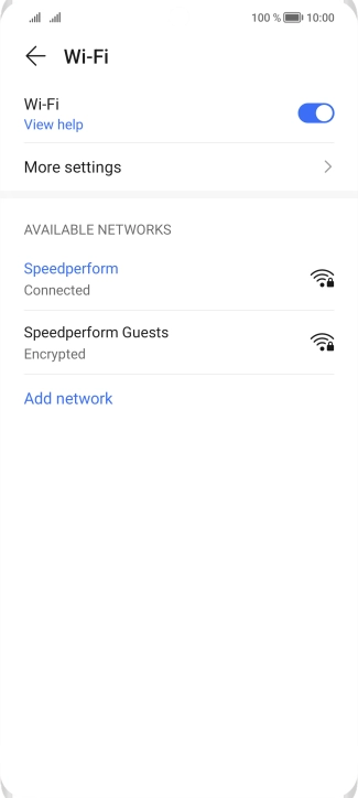 Slide your finger upwards starting from the bottom of the screen to return to the home screen.