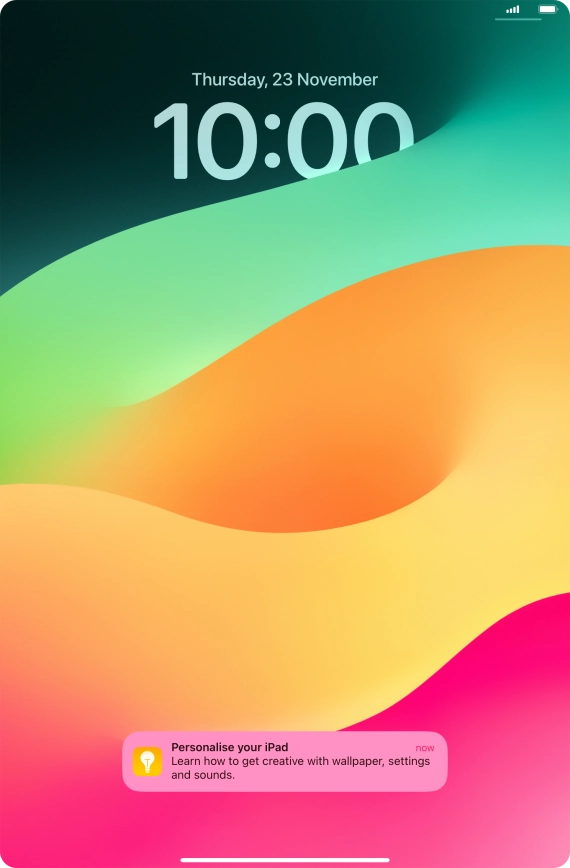 Press the required notification and follow the instructions on the screen to use the selected function. Press the required notification and follow the instructions on the screen to use the selected function.