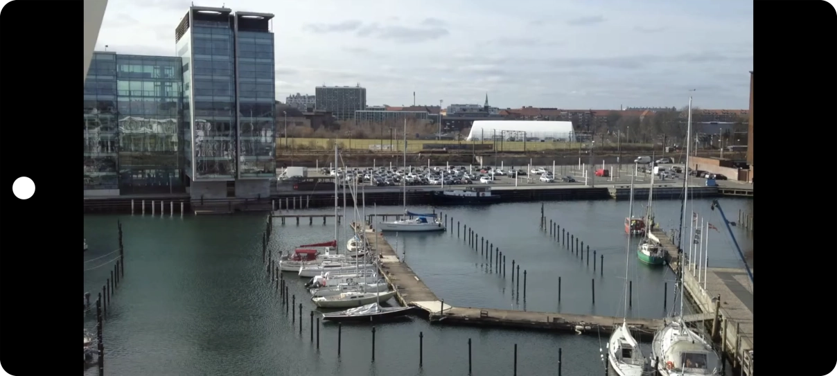 Press anywhere on the screen.