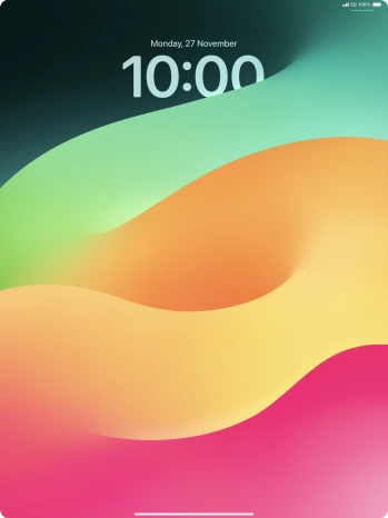 Press and hold anywhere on the lock screen. Press and hold anywhere on the lock screen.