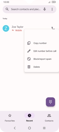 Press Block/report spam.