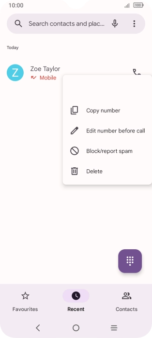Press Block/report spam.