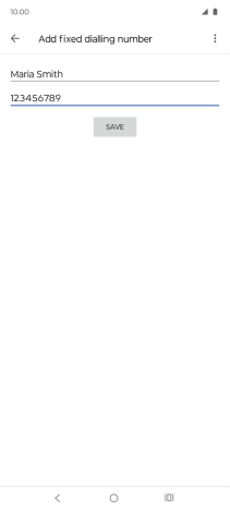 Press SAVE. Press SAVE.