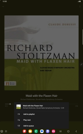 Press Add to playlist.