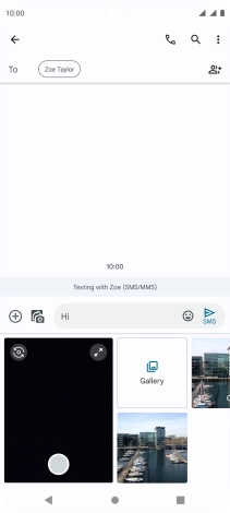 Press Gallery and go to the required folder.