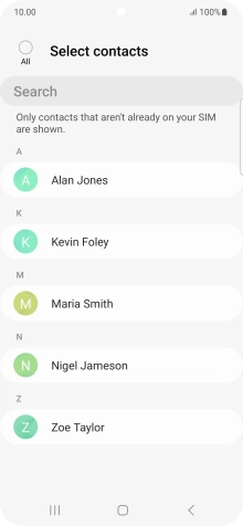 Press the field above 