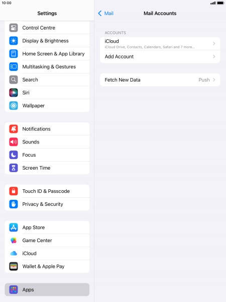 Press the Home key to return to the home screen.