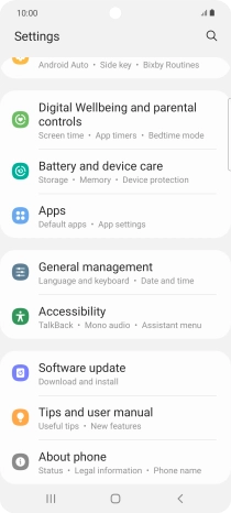 Press Software update. Press Software update.
