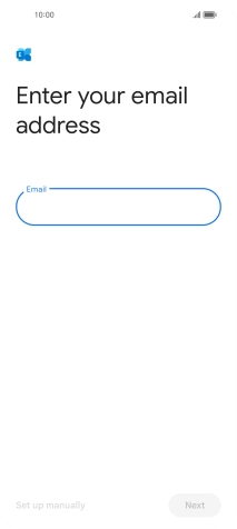 Press the field below 