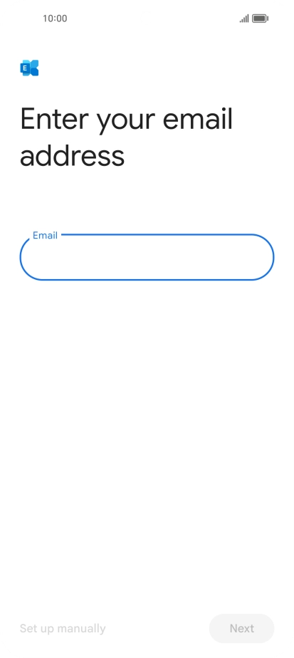 Press the field below 