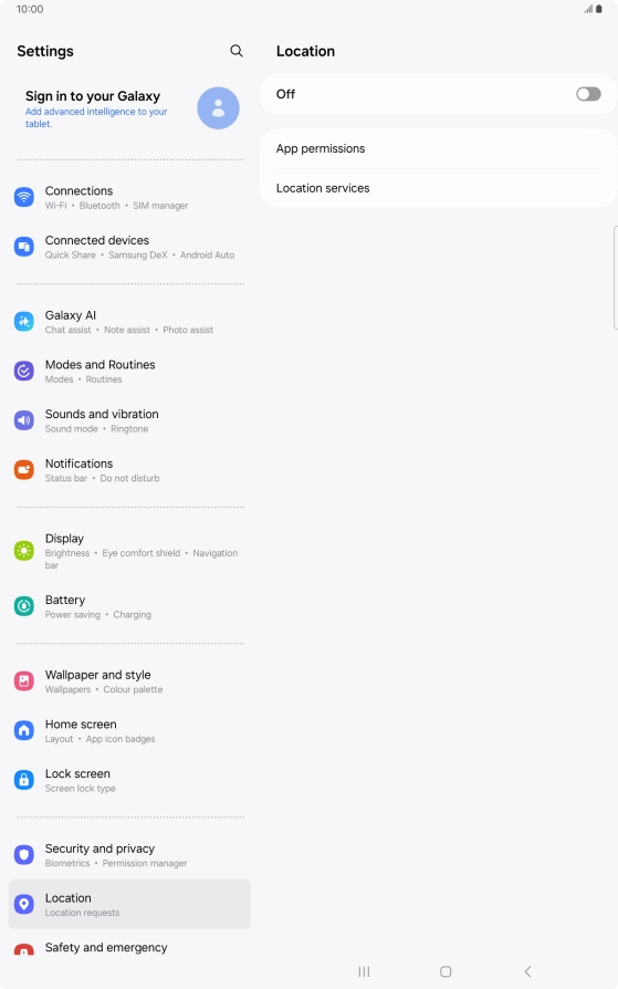 Press the indicator to turn the function on or off. Press the indicator to turn the function on or off.