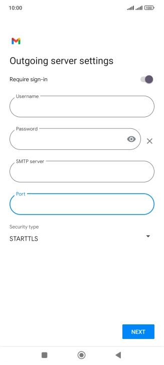 Press the drop down list below 