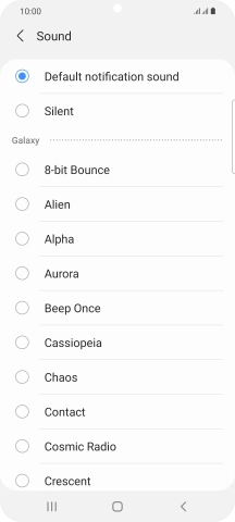 Press the required message tones to hear them.