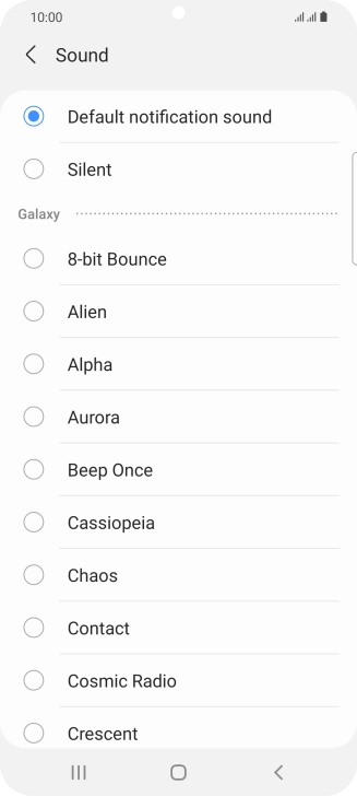 Press the required message tones to hear them.