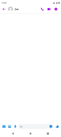 Press the text input field.