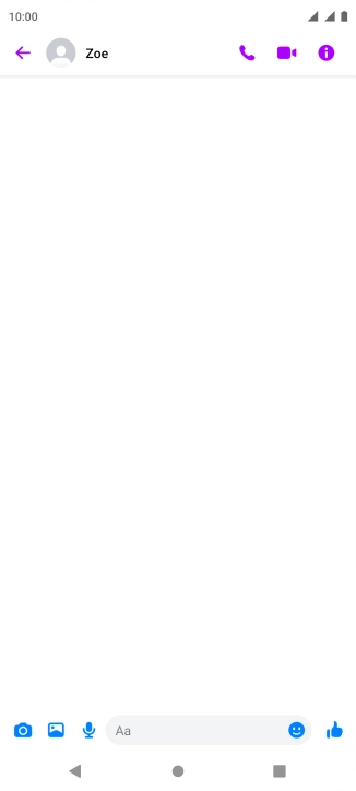 Press the text input field.
