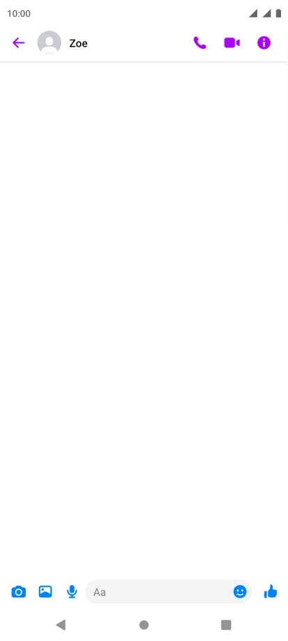 Press the text input field.