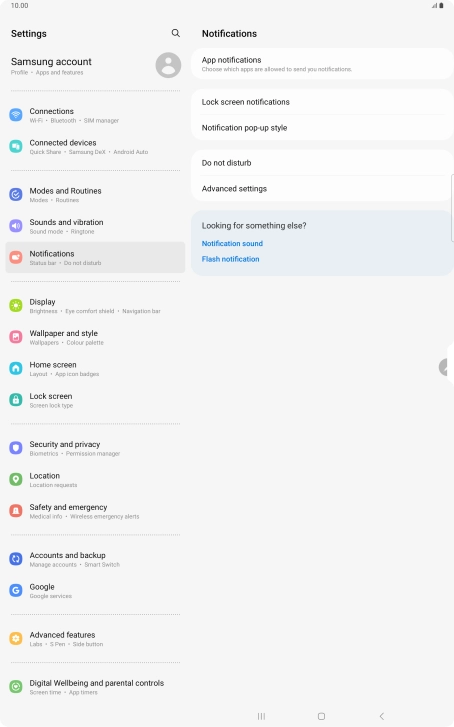 Press App notifications. Press App notifications.