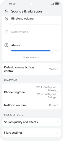 Press Phone ringtone.