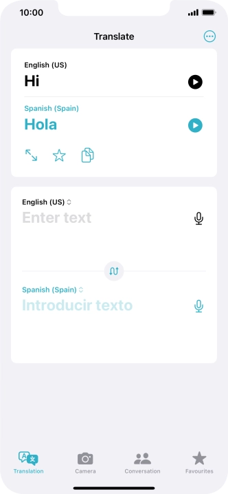 Press the full screen icon.
