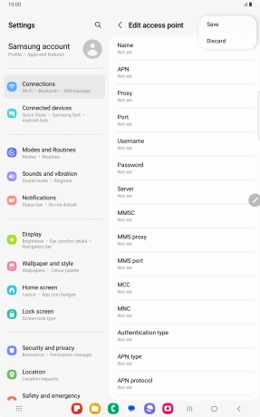 Press Save. Press Save.