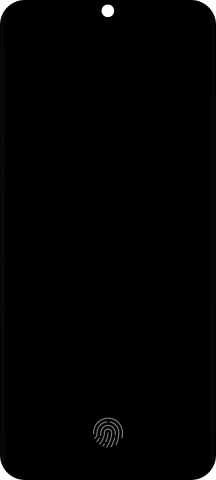 Place your finger on the fingerprint sensor to unlock your phone. Place your finger on the fingerprint sensor to unlock your phone.