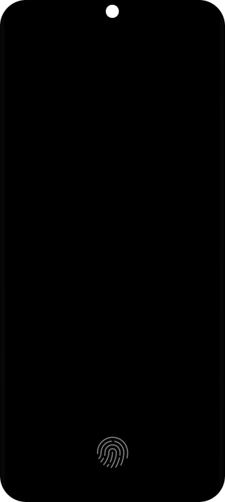 Place your finger on the fingerprint sensor to unlock your phone. Place your finger on the fingerprint sensor to unlock your phone.