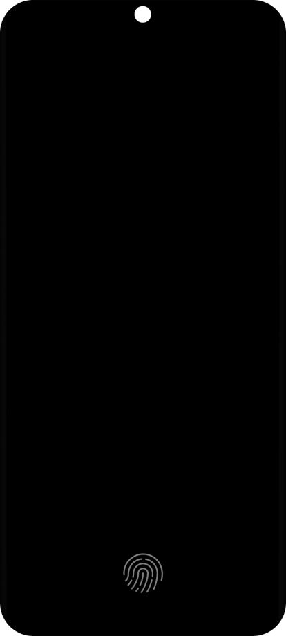 Place your finger on the fingerprint sensor to unlock your phone. Place your finger on the fingerprint sensor to unlock your phone.