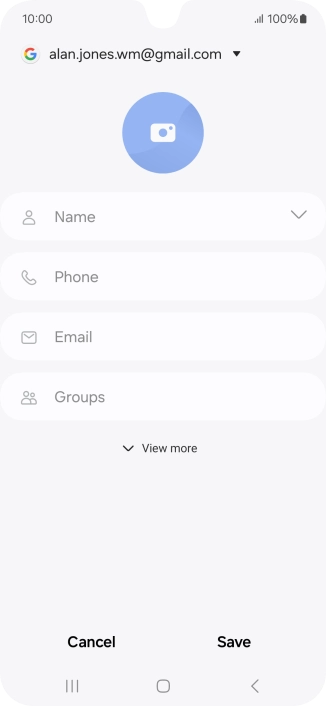 Press Name and key in the required name. Press Name and key in the required name.