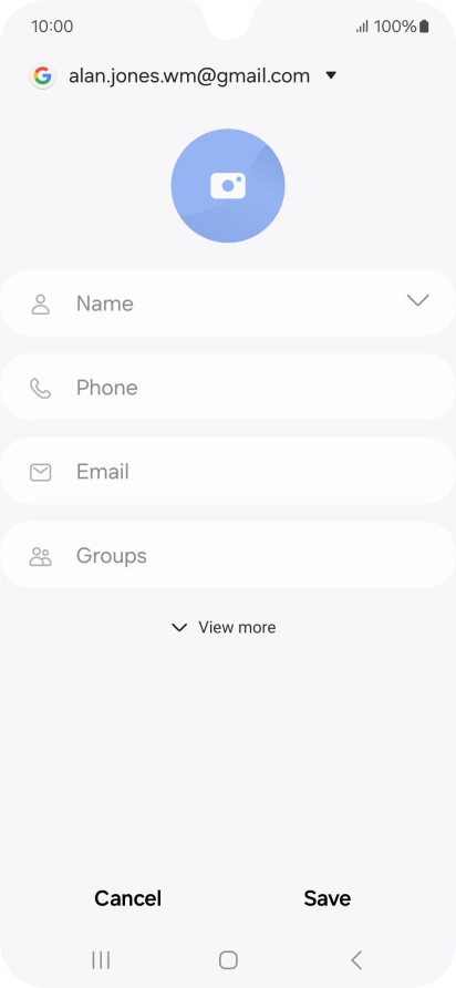 Press Name and key in the required name. Press Name and key in the required name.