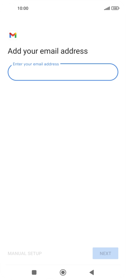 Press the field below 