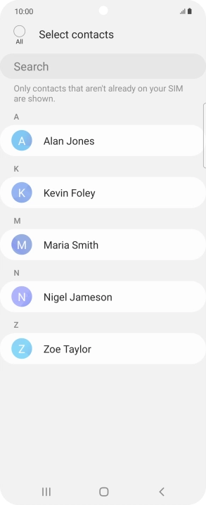 Press the field above 