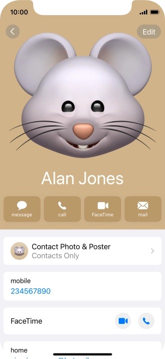 Slide your finger upwards starting from the bottom of the screen to return to the home screen.