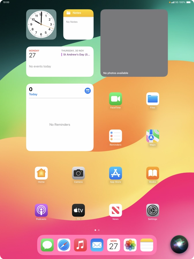 Say, in your own words, what you would like your tablet to do. CAMERA, CALL [contact], SEARCH THE WEB FOR [information].