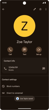 Slide your finger upwards starting from the bottom of the screen to return to the home screen.